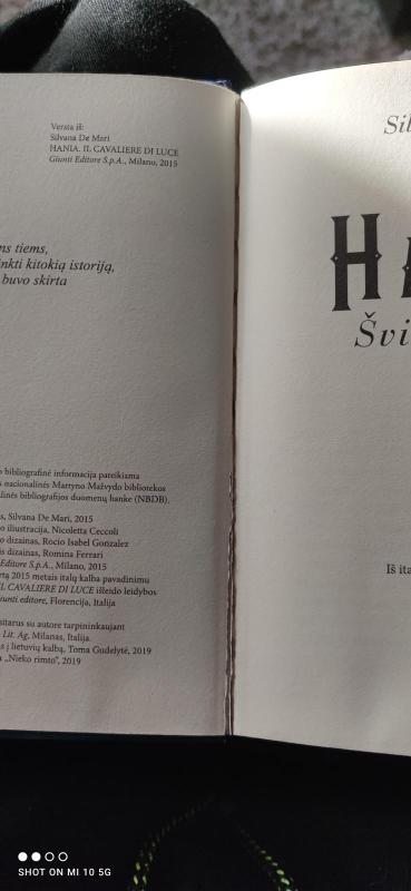 Hanija, Šviesos Riterė - Silvana De Mari, knyga 4