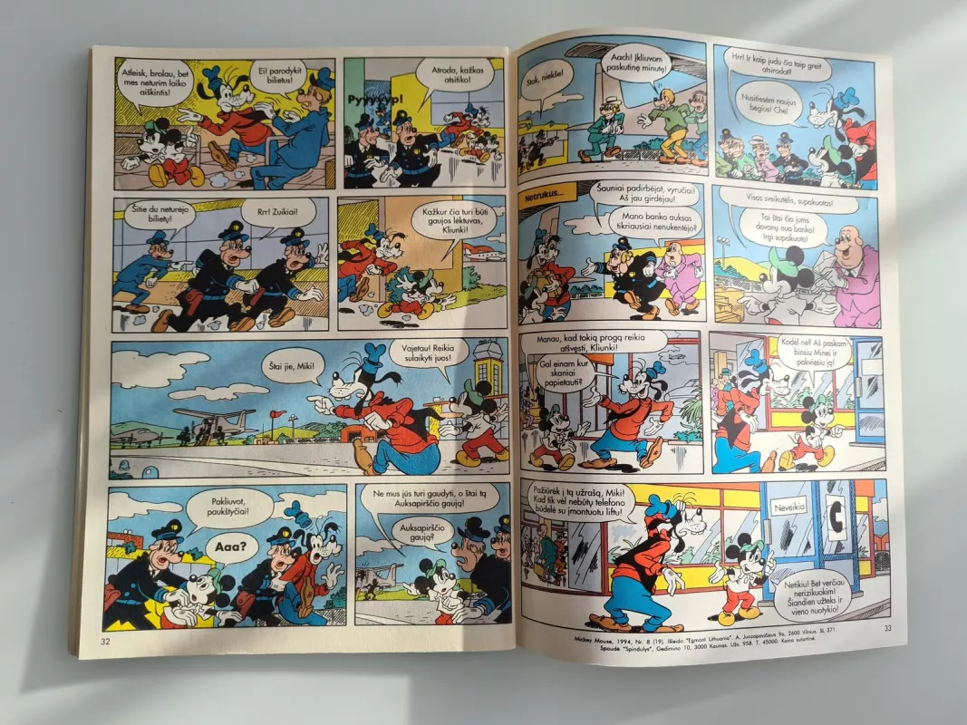 Mickey Mouse 1994/Nr.9(20) - Walt Disney, knyga