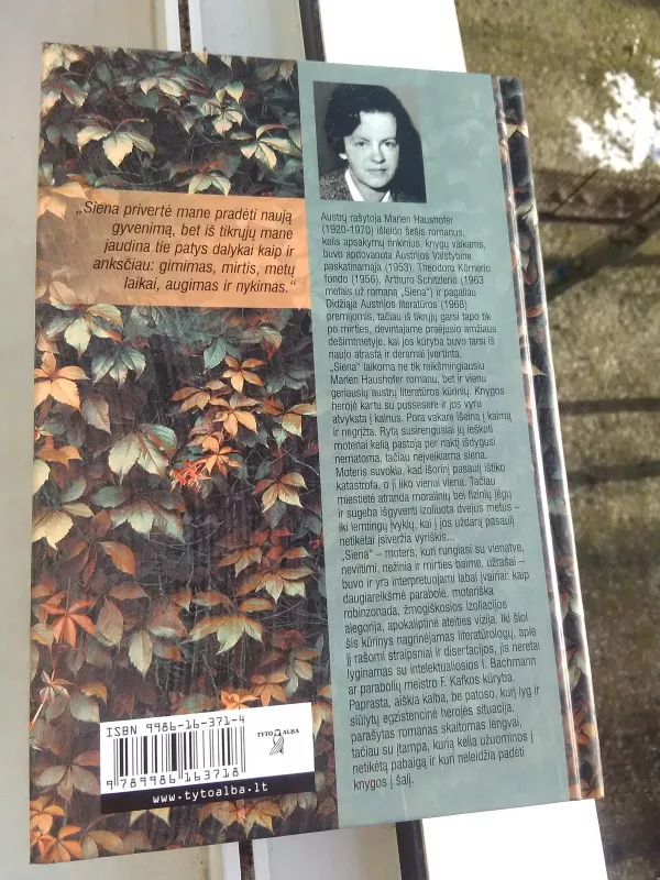 Siena: romanas - Marlen Haushofer, knyga 3