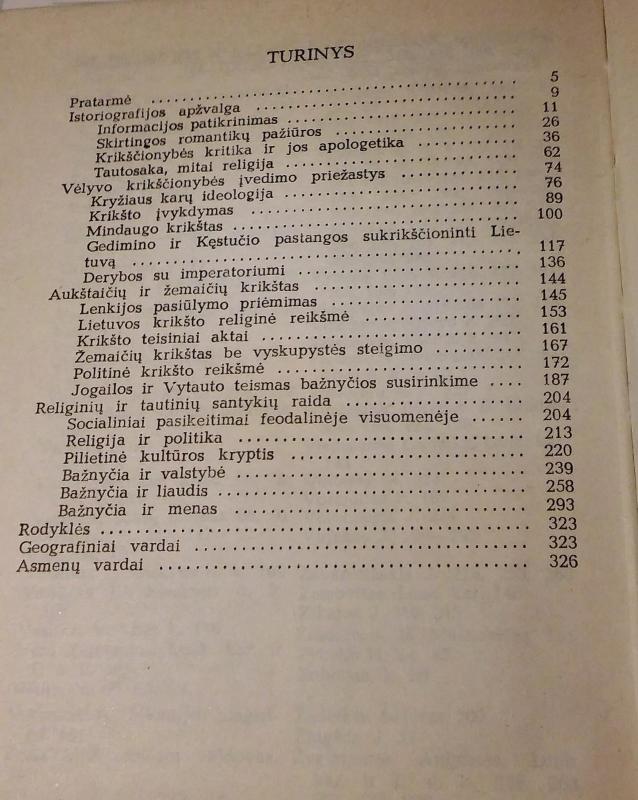 Lietuvos krikštas - Juozas Jurginis, knyga 2