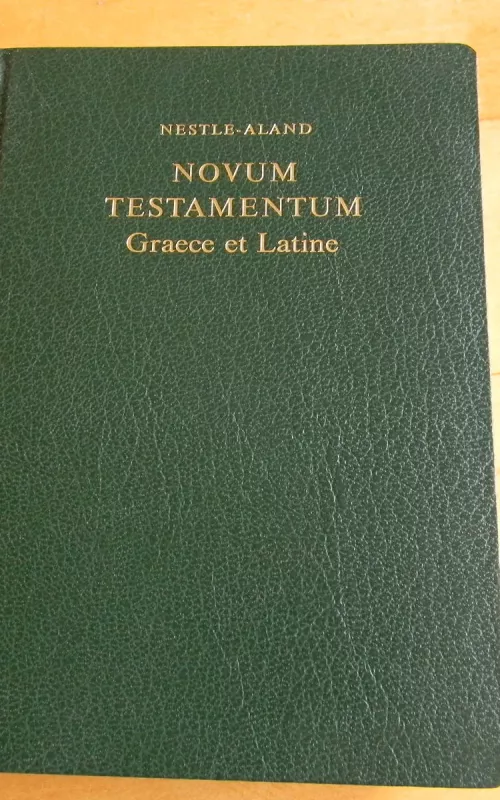 Nestle-aland Novum testamentum graece et latine - Autorių Kolektyvas, knyga 2