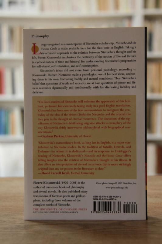 Nietzsche and the Vicious Circle - Pierre Klossowski, knyga 2