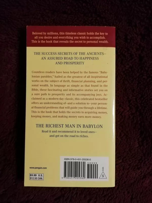 The Richest Man in Babylon - George S. Clason, knyga