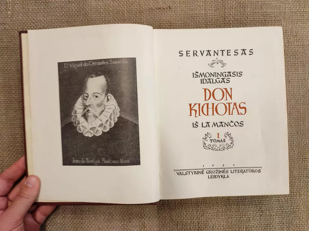 Išmoningasis Idalgas Don Kichotas iš La Mančos (I tomas) - Migelis Servantesas, knyga