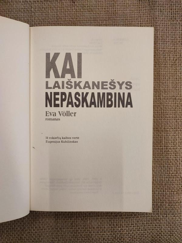 Kai laiškanešys nepaskambina - Eva Voller, knyga 3