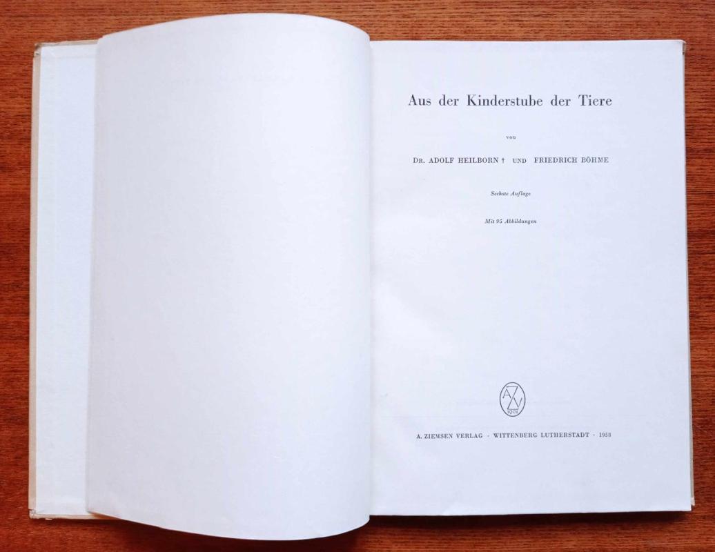 Aus der Kinderstube der Tiere - Adolf Heilborn, knyga 3