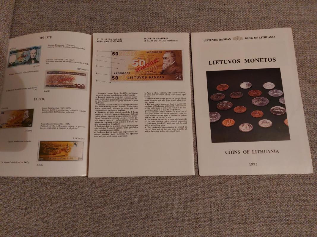 Lietuvos pinigai – Banknotes of Lithuania - Autorių Kolektyvas, knyga 3