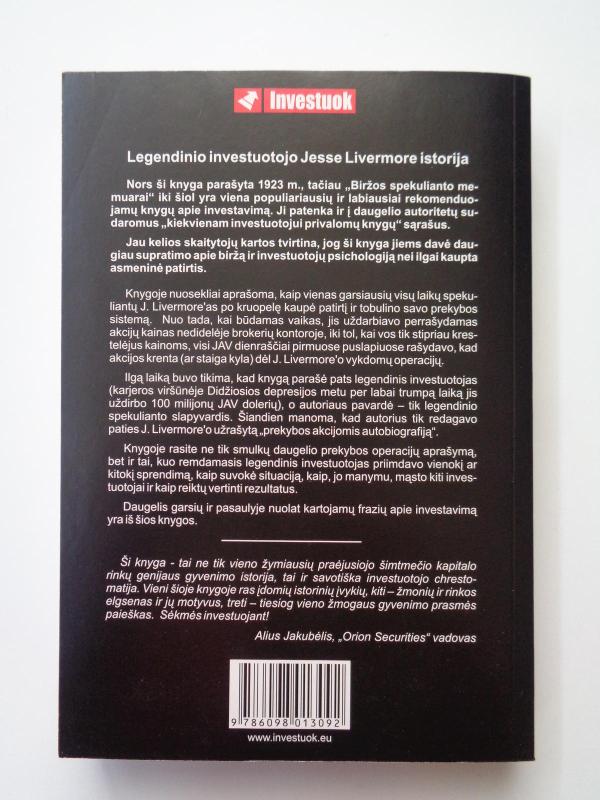 Biržos spekulianto memuarai - Edwin Lefevre, knyga 3