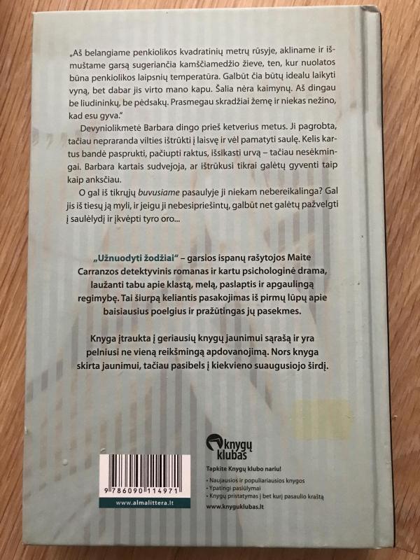 Užnuodyti žodžiai - Maite Carranza, knyga 3