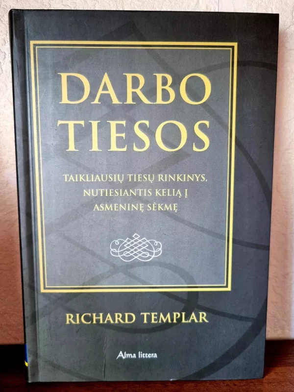 Darbo Tiesos - Richard Templar, knyga 3