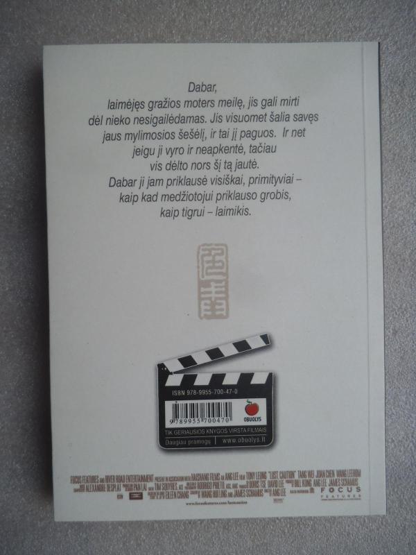 Geismas, atsargumas - Eileen Chang, knyga 2