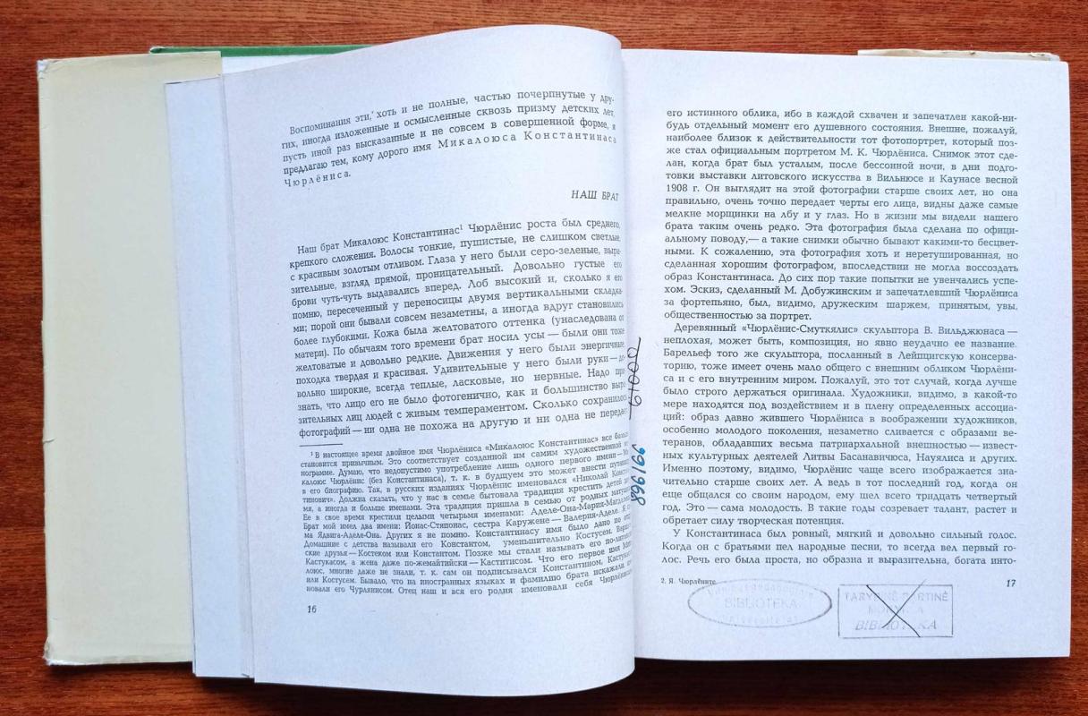 Воспоминания о М.К.Чурлёнисе - Ядвига Чюрлёните, knyga 4