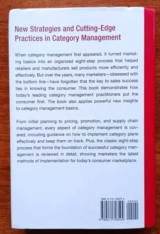 Consumer-Centric Category Management - Autorių Kolektyvas, knyga 5
