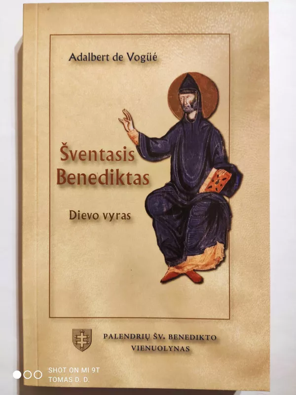 Šventasis Benediktas. Dievo vyras - Adalbert de Vogüé, knyga