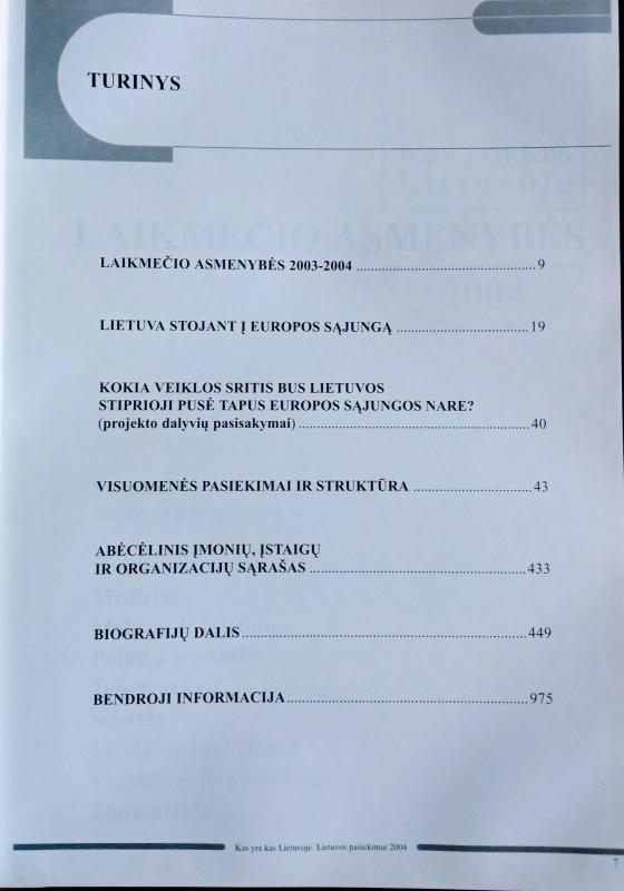 Kas yra kas Lietuvoje Lietuvos pasiekimai 2004 - Autorių Kolektyvas, knyga 4