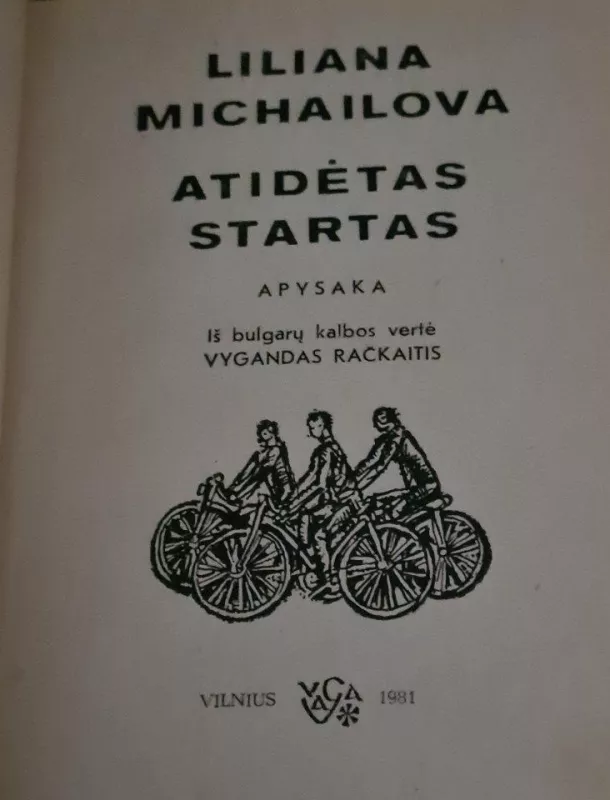 Atidėtas startas - Liliana Michailova, knyga