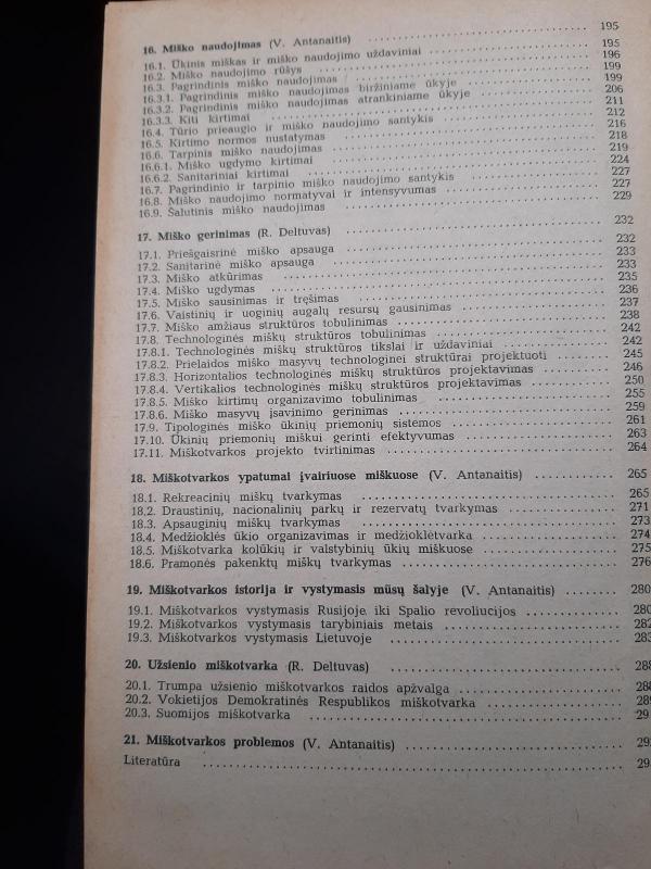 Miškotvarka - Vaidotas Antanaitis, knyga 3