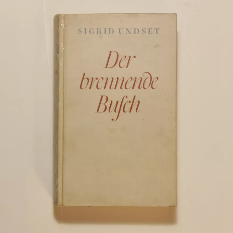 Der brennende Busch - Sigrid Undset, knyga