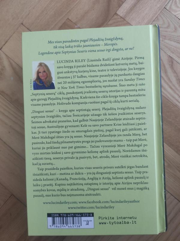 Dingusi sesuo. Meropės istorija - L. Riley, knyga 2