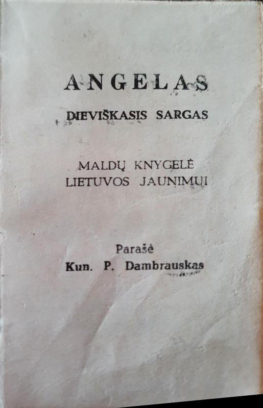 Angelas dieviskasis sargas - P. Dambrauskas, knyga 3