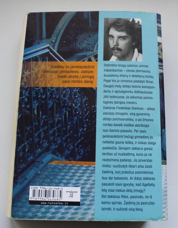 Analitikas - John Katzenbach, knyga 3