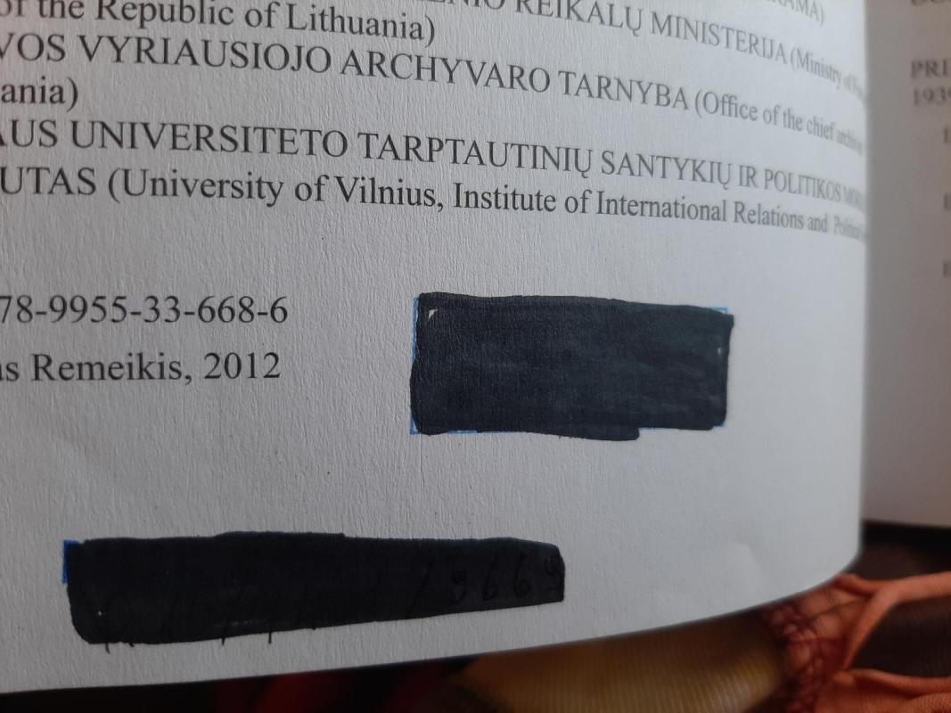 Lietuvos Respublikos užsienio politika. Dokumentai (1939). IV tomas - Tomas Remeikis, knyga 3