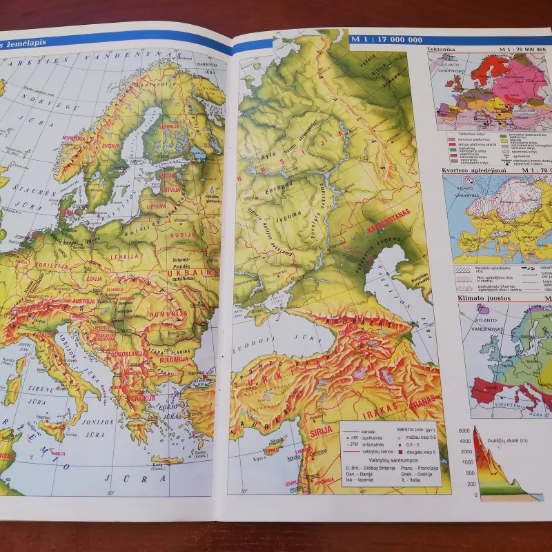 Europa: geografijos atlasas - Autorių Kolektyvas, knyga 3
