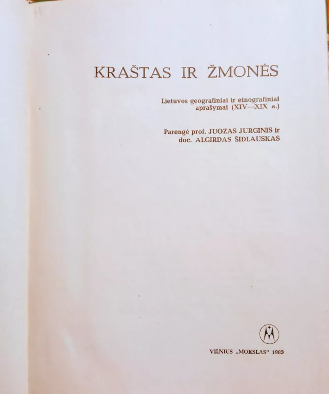 Kraštas ir žmonės - Juozas Jurginis, knyga 4