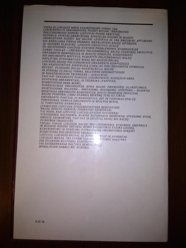 Spalva lietuvių liaudies baldų puošyboje - Alfonsas Keturka, knyga 5