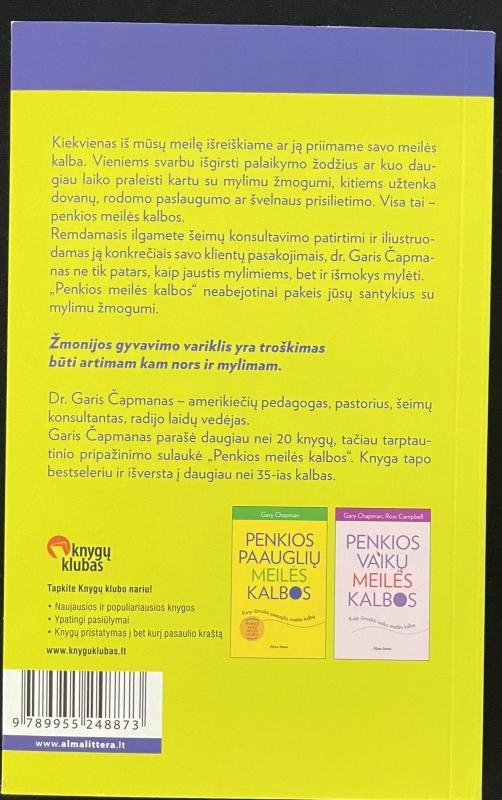 Penkios meilės kalbos - Gary Chapman, knyga 2