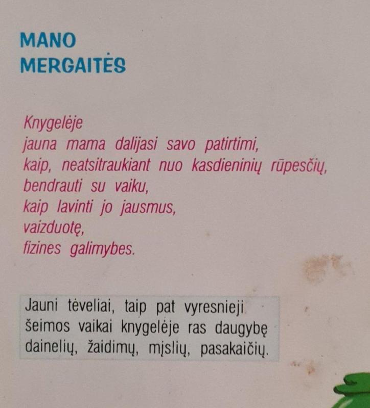 Mano mergaitės - Jolita Beržvinskienė, knyga 3