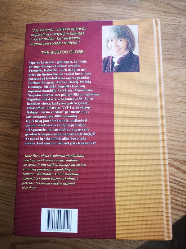 Kastratai - Anne Rice, knyga