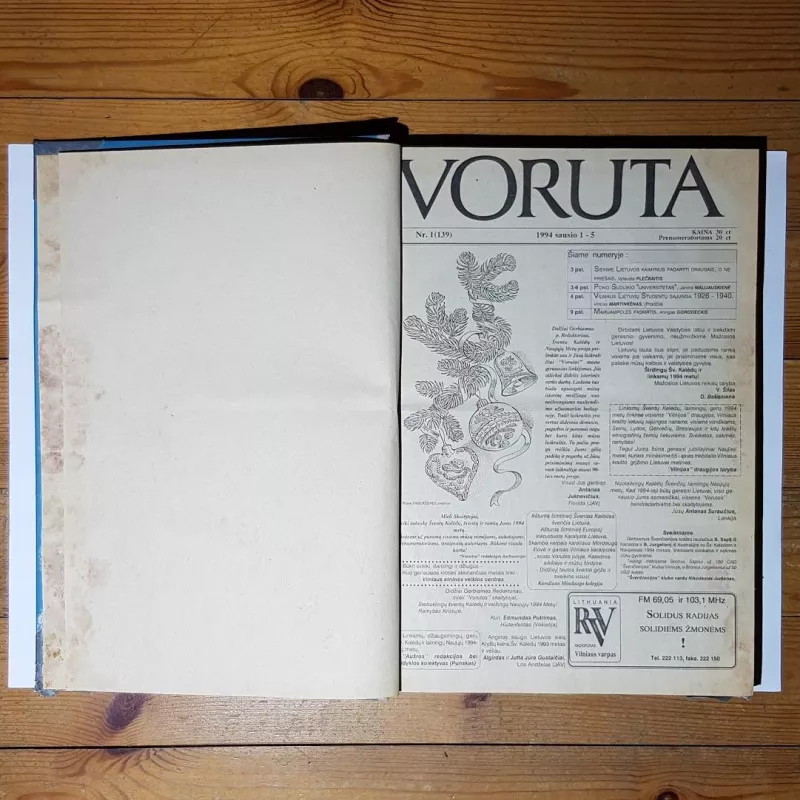 Voruta. Metų laikraštis. 1994 - Juozas Vercinkevičius, knyga 3