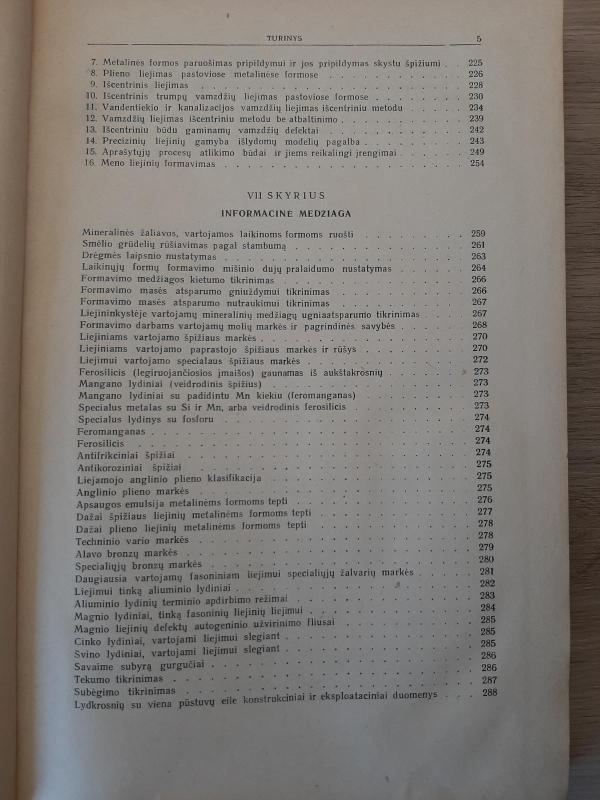 Liejininkystės pagrindai - V. Mošinskis, knyga 3