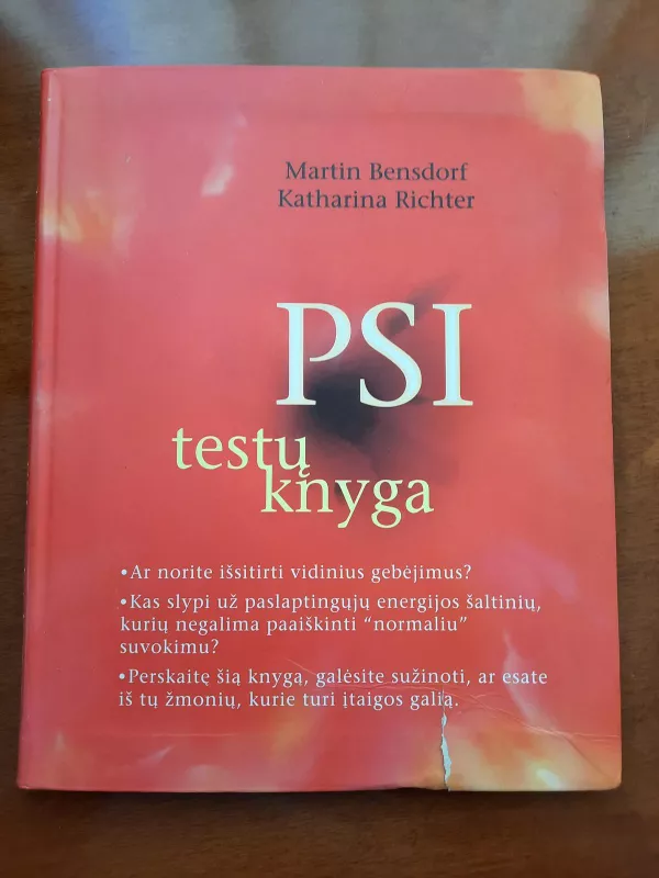 PSI testų knyga - Martin Bensdorf, knyga 3