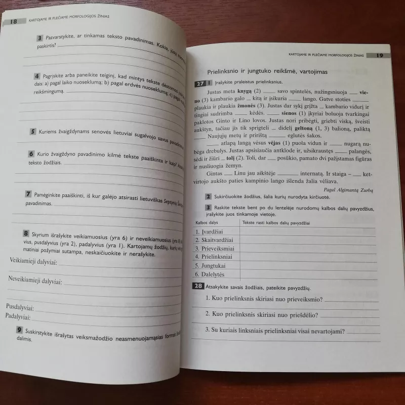 Lietuvių kalbos pratybų sąsiuvinis VIII klasei - Elena Palubinskienė, knyga 3