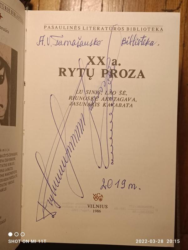 XX a. Rytų proza - Autorių Kolektyvas, knyga 2