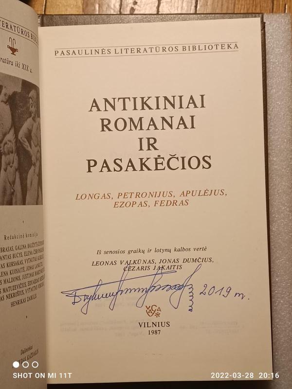 Antikiniai romanai ir pasakėčios - Autorių Kolektyvas, knyga 2