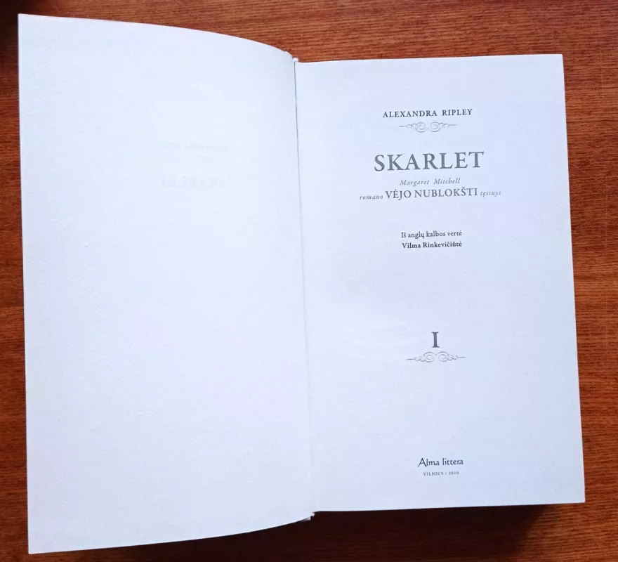 Skarlet (I dalis) - Alexandra Ripley, knyga 3