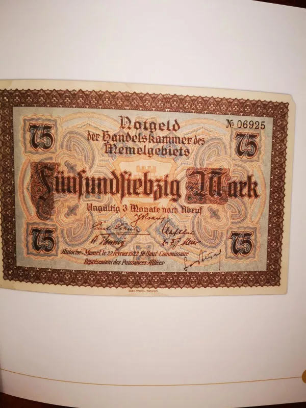 Klaipėdos krašto pinigai 1917-1923 - Vladas Zenkevičius, knyga 4