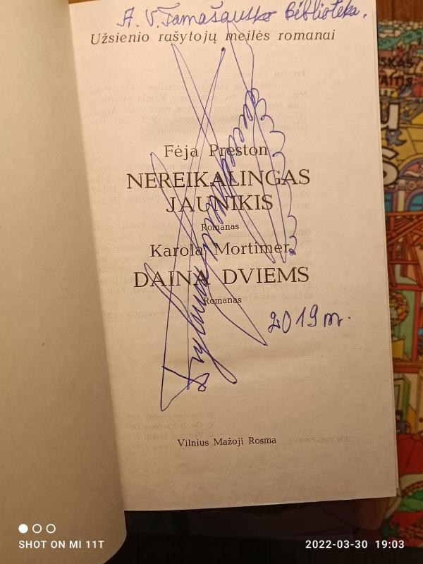 Nereikalingas jaunikis. Daina dviems - Carole Mortimer, knyga 2