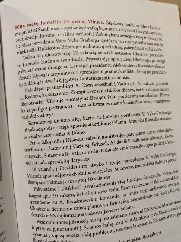 Paskutinė kadencija - Valdas Adamkus, knyga 4