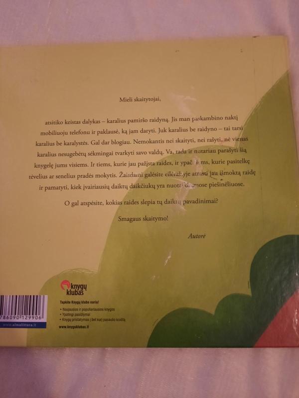 Karalius pamiršo raidyną - Violeta Palčinskaitė, knyga 3