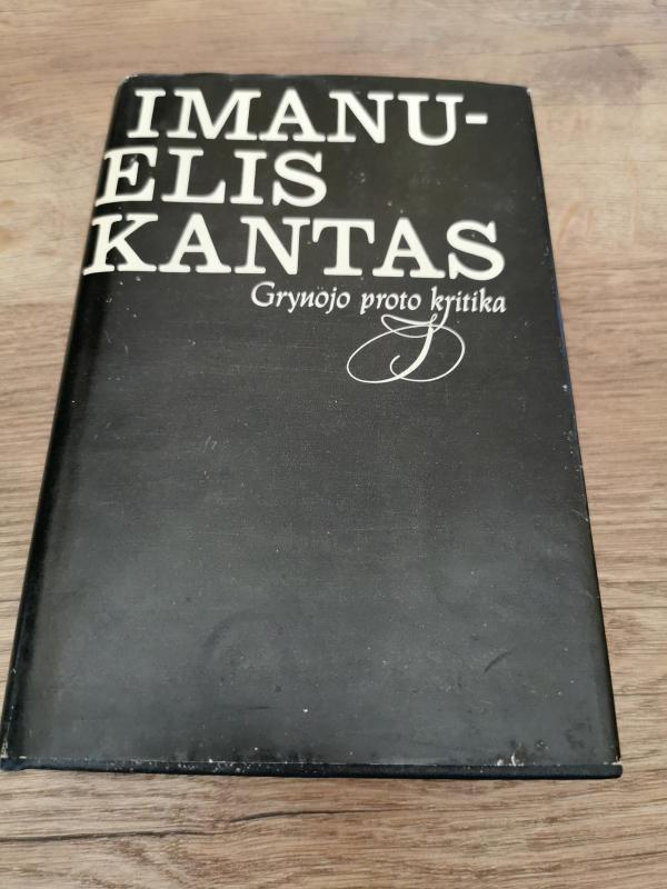 Grynojo proto kritika - Imanuelis Kantas, knyga 3