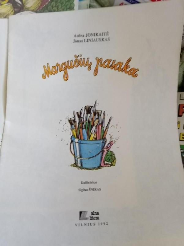 Margučių pasaka - A. Jonikaitė, J.  Liniauskas, knyga 2