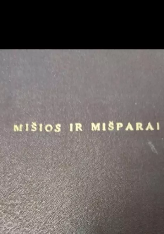 Mišios ir Mišparai - Autorių Kolektyvas, knyga 3
