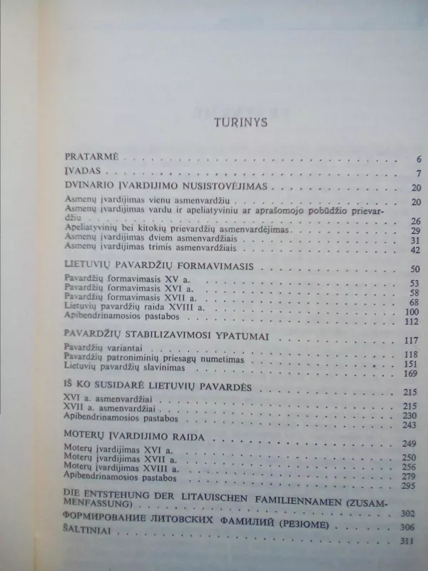 Lietuvių pavardžių susidarymas - M. Macijauskienė, knyga 4