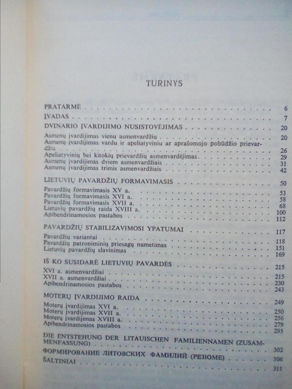 Lietuvių pavardžių susidarymas - M. Macijauskienė, knyga 4