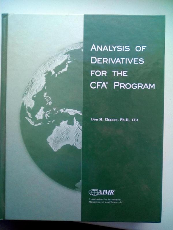 Analysis of derivatives for the CFA program - Don M. Chance, knyga 2