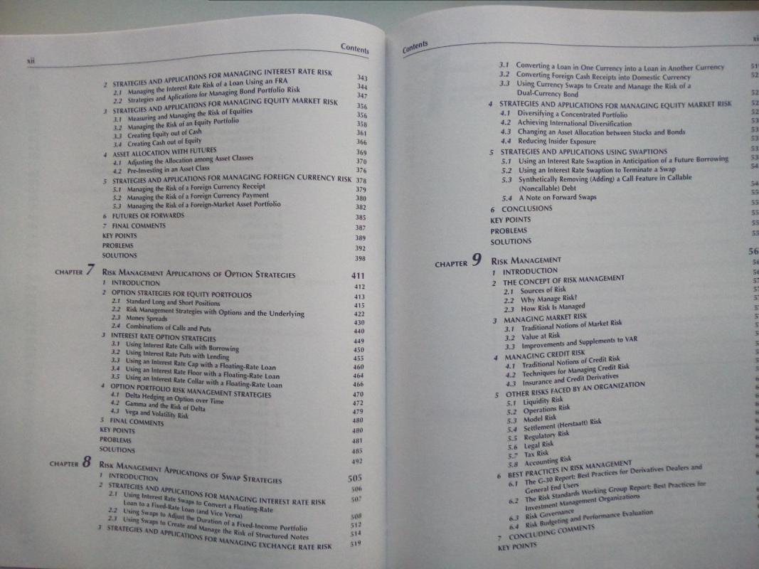 Analysis of derivatives for the CFA program - Don M. Chance, knyga 5